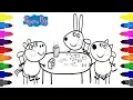 Peppa Pig s Friends Studying Math Coloring Pages for Kids