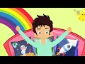 Here We Go Round The Mulberry Bush Nursery Rhyme || Popular Nursery Rhymes With Max And Louie