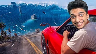عبده ماندو ضد التسونامي😱 | BeamNG.drive