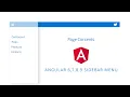 SIDEBAR menu for Angular 2020