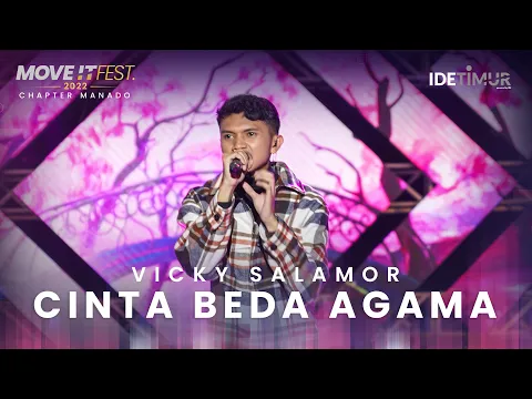 Download MP3 Vicky Salamor - Cinta Beda Agama | MOVE IT FEST 2022 Chapter Manado