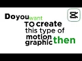 Typography Motion Graphic in capcut - Capcut tutorial