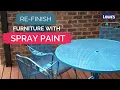 How To Re-finish Furniture with Spray Paint