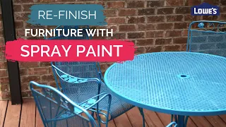 How To Re-finish Furniture with Spray Paint