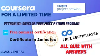 Python 101 Develop Your First Python Program All Quiz Answers