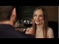 Woman In a Romantic Dinner Toasting With Wine - Stock Footage Hive 15433892