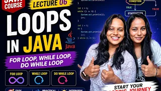 Java Course for Beginners Lecture 06 - Loops in Java Hindi