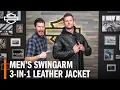Harley-Davidson Men s Swingarm 3-in-1 Leather Motorcycle Jacket Overview