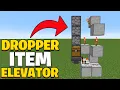 Item Dropper elevator for Minecraft 1 21