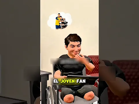 Ronaldo Hizo Llorar a un Niño con Discapacidad con un Solo Balón 😭❤️