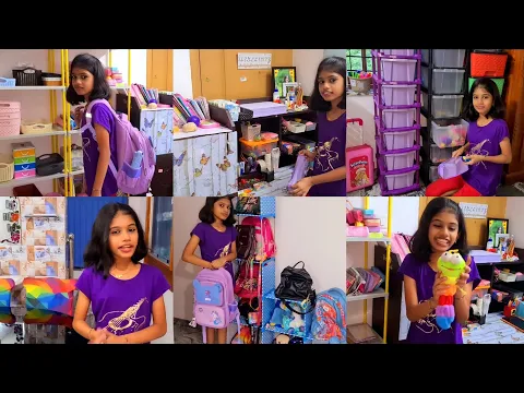 Download MP3 #Tiyakutty's SchoolReopeningSpecial🎒 #SchoolBagPacking🥰Selecting #PurpleColour💜 Only #dayinmylife