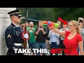Foreign Tourist Pranks a Tomb Guard — And Regretted It Immediately