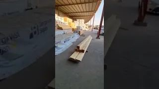 صناعة برجولة خشبية دندنها