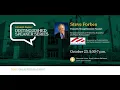 Steve Forbes October 23 2025 Menard Distinguished Speaker
