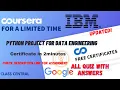 Python Project for Data Engineering week1-4 All Quiz Answers