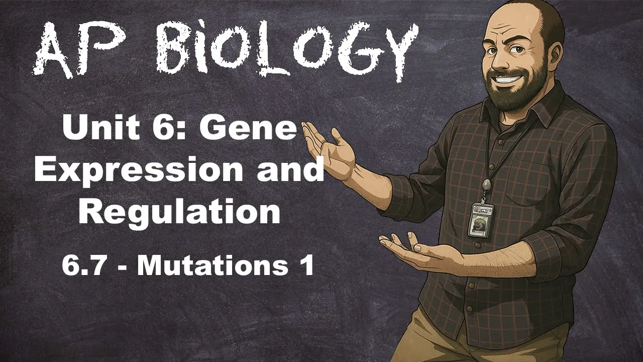 AP Bio Unit 6 – Topic 6.7 – Mutations (Part 1)