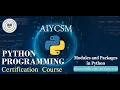 Class Modules and packages in python AIYCSM Computer online class