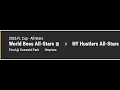 World Boss All-Stars Print Roster v NY Hustlers All-Stars