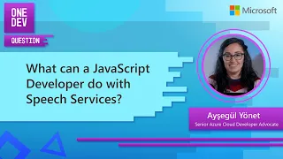 What can a JavaScript developer do with Speech Services