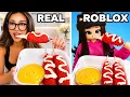 Roblox Mukbang Food Game IN REAL LIFE