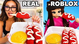 Roblox Mukbang Food Game IN REAL LIFE