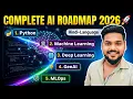 Complete AI Roadmap 2026 Python Machine Learning Deep Learning GenAI MLOps