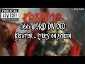 Download Lagu KREATOR - 666-WORLD DIVIDED (LYRICS ON SCREEN)