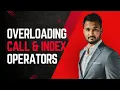 Lecture 14 Function Call Index Operator Overloading Customiz Object Behavior Mujahid Husnain