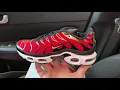 Nike Air Max Plus Red Gold womens shoes