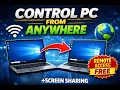 How to Control Another Computer Remotely Screen Sharing FREE Quick Assist Full Guide 2026