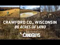 86 Acres Driftless Hunting Land Crawford County WI Food Plots Proven Whitetails