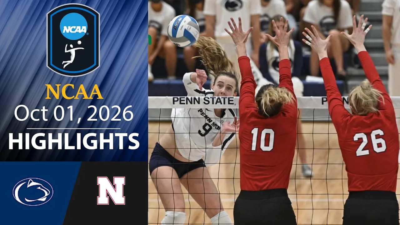 Penn State vs Nebraska Highlights Oct 1, 2026 | NCAA Women's Volleyball 2026