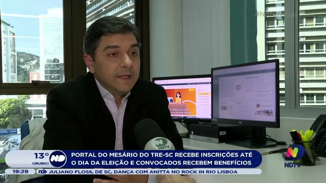 Portal do mesário do TRE-SC tem inscrições abertas
