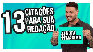 13 citações PODEROSAS para sua redação