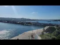 Download Lagu You can walk The Other Side by crossing the bridge in Istanbul the city Istanbul divided by 2