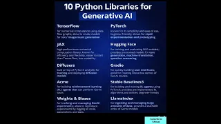 Stop Googling Python Libraries Here Are the Only 10 You Need for GenAI