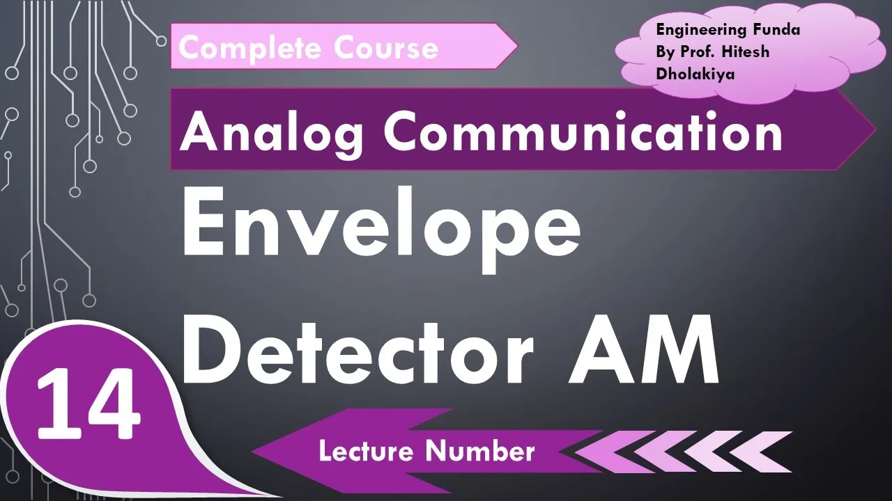 Envelope Detector (Basics, Derivation, Working, Block Diagram & Circuit) Explained | AM detection