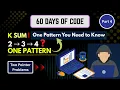 K Sum Problem Explained Generalizing 2 Sum 3 Sum 4 Sum Two Pointers Recursion