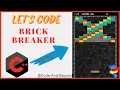 Brick Breaker Game in C Beginner-Friendly Coding Tutorial Console Game Development