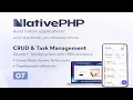 Build Mobile Apps with Laravel NativePHP v3 CRUD Task Management