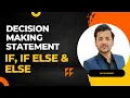 Decision making statement types IF IF ELSE ELSE Java C Lecture 8