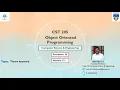 KTU CS 205 Object Oriented Programming - throw Keyword