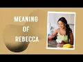 Download Lagu Meaning of Rebecca