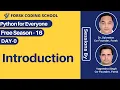 Season 16 Day 0 Python for Everyone Introduction Forsk Coding School