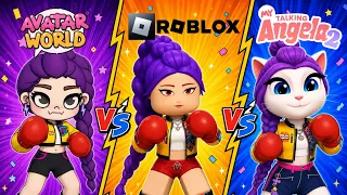 💖 I MADE RUMI IN 3 DIFFERENT GAMES! 😱✨ | Avatar World, Roblox & My Talking Angela 🎮