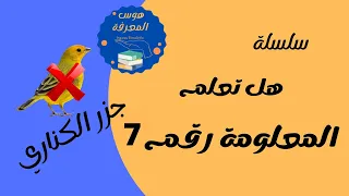 لماذا سميت جزر الكناري بهذا الإسم      سلسلة هل تعلم   المعلومة   دندنها