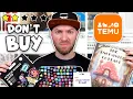 I Tested the WORST TEMU Art Supplies Everything went wrong