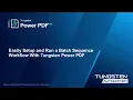Setup a Batch Sequence in Power PDF