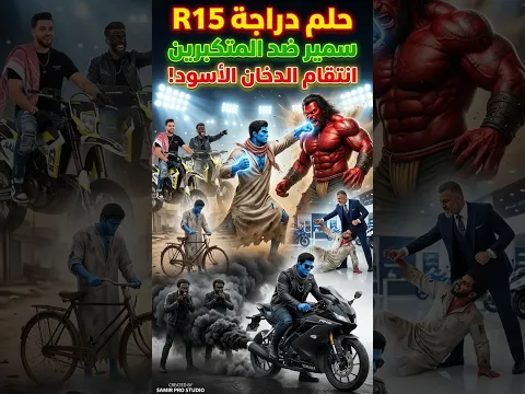 سخروا من دراجته القديمة😭 كيف اشترى سمير أحدث R15 وانتقم؟ 🔥 | Arabic Stories | #shorts