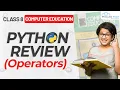 Class 8th Computer Education Python Review Operators in Python
